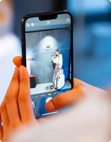 画像:写真を撮る