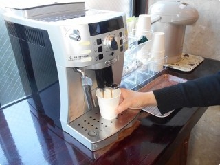 写真：ウェルカムコーヒー