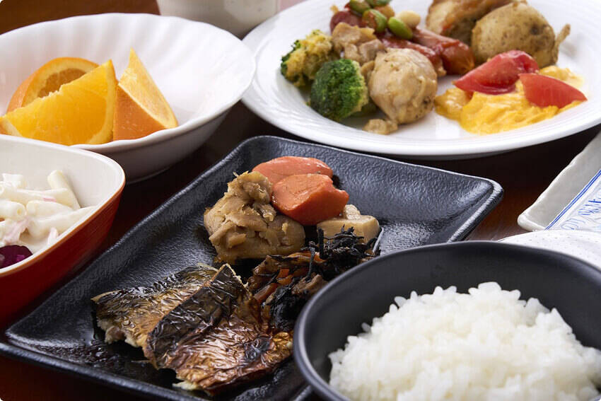 朝食：ホテルセレクトイン八戸中央