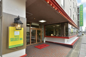 エントランス：ホテルセレクトイン米沢