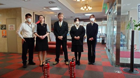 セレクトイン三島_自衛消防訓練1