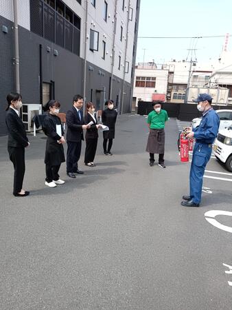 ザ・セレクトン倉敷水島_自衛消防訓練1