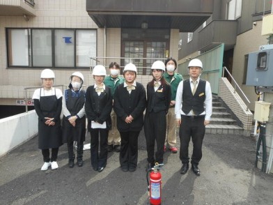 セレクトイン八戸中央_自衛消防訓練2