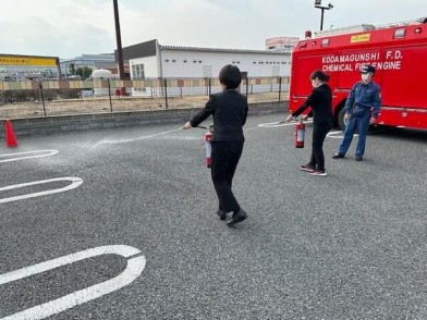 いやし処ほてる寛楽埼玉・本庄早稲田ひのきの館_自衛消防訓練１