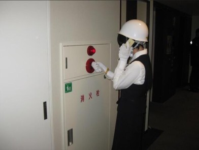 グランドパークホテル大館_自衛消防訓練1