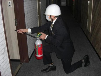 ロイヤルホテル大館_自衛消防訓練2