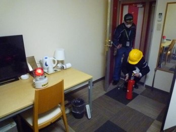 セレクトイン四国中央_自衛消防訓練1