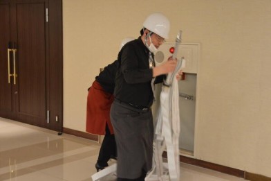 ANAクラウンプラザホテル熊本ニュースカイ_自衛消防訓練