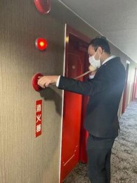 ホテルセレクトイン島田駅前_自衛消防訓練2