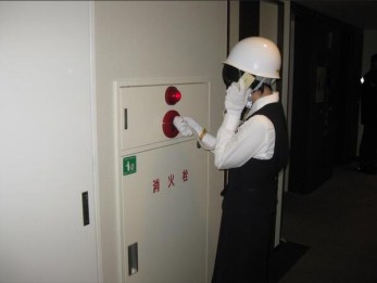 グランドパークホテル大館_自衛消防訓練1