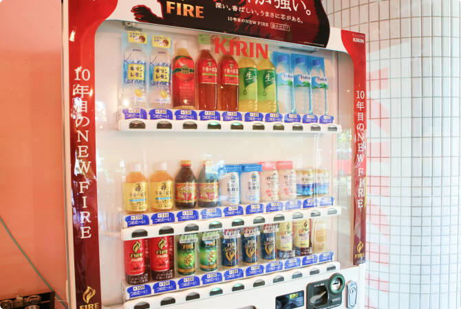 自動販売機：：ホテルセレクトイン焼津駅前