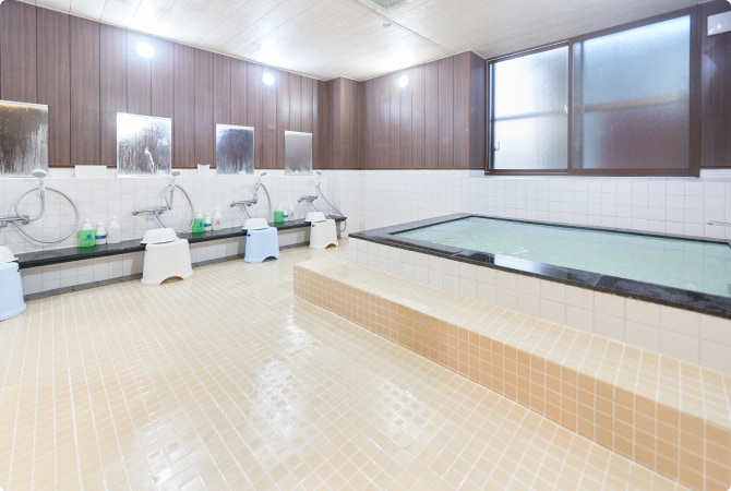 男女別の大浴場「セレクトの湯」：ホテルセレクトイン古川