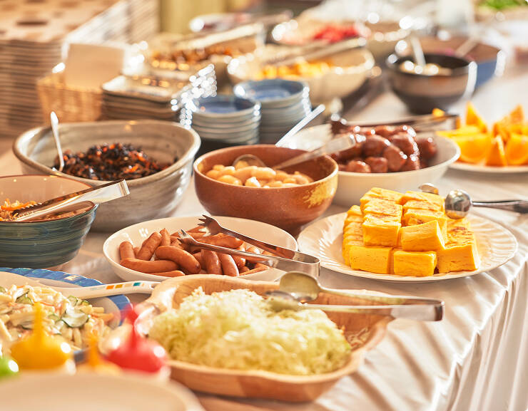 朝食：ホテルセレクトイン三島