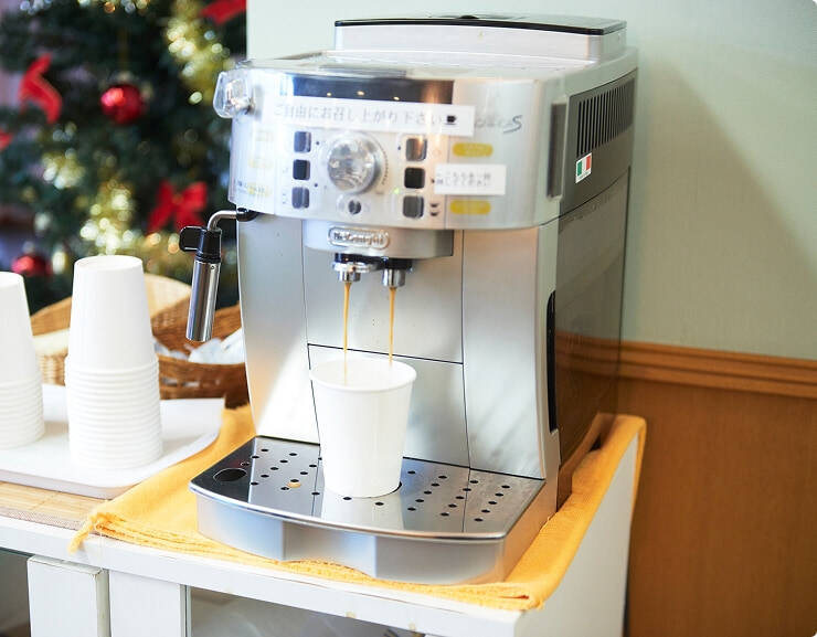 コーヒーマシーン：ホテルセレクトイン古川 