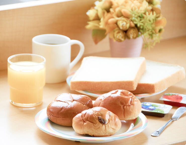 朝食：ホテルセレクトイン沼津