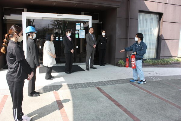 セレクトロイヤル八代_自衛消防訓練