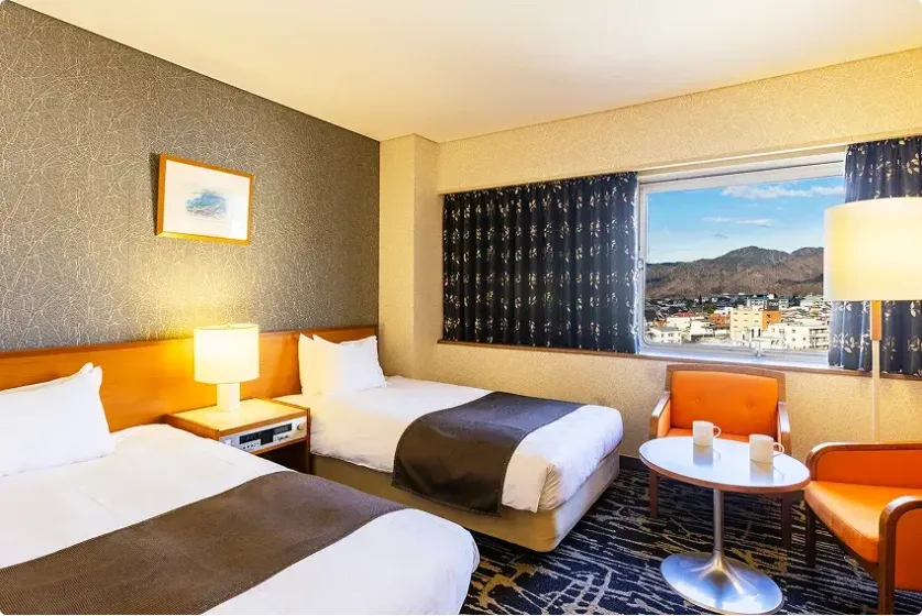 スタンダードツインルーム：山形グランドホテル