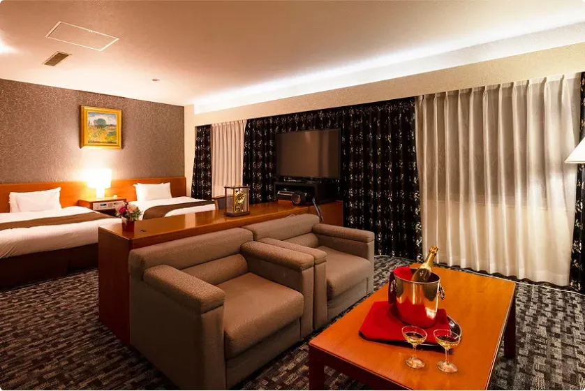 デラックスツインルーム：山形グランドホテル