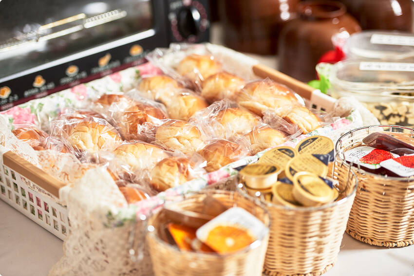 朝食：ホテルセレクトイン三島