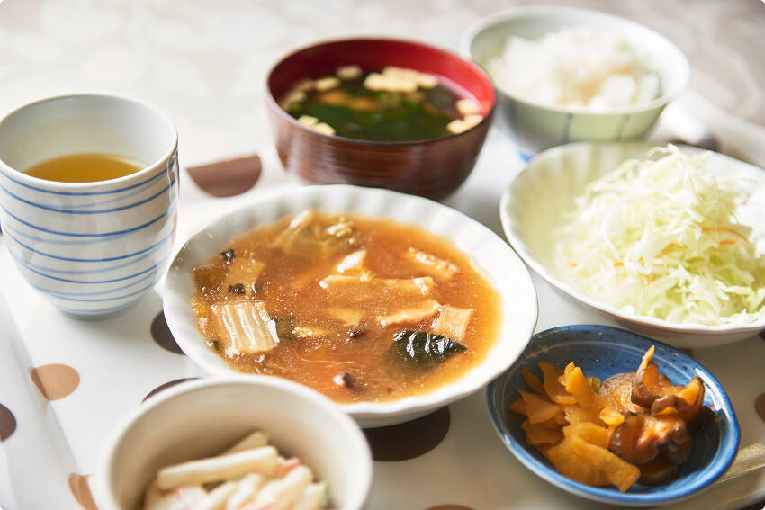 朝食：ホテルセレクトイン三島