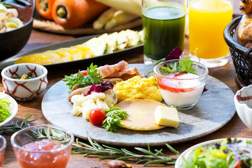 朝食：山形グランドホテル