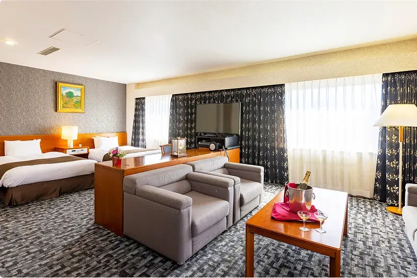 デラックスツインルーム：山形グランドホテル