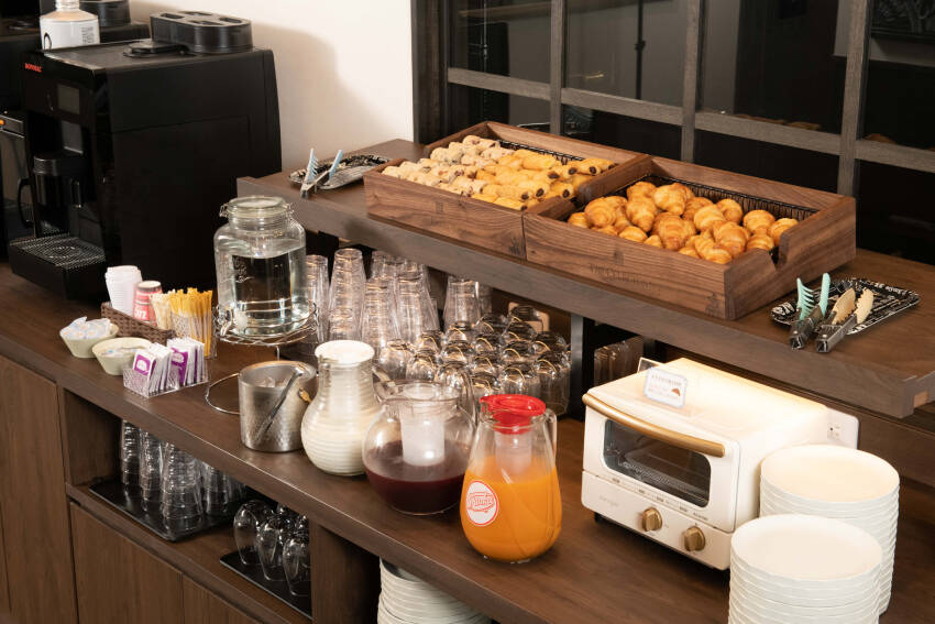 朝食バイキング