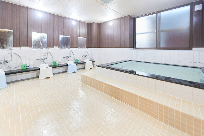 男女別の大浴場「セレクトの湯」：ホテルセレクトイン古川