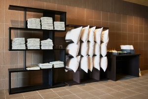 作務衣・枕・アメニティコーナー：ザ・セレクトン大宮快速・北本駅前