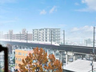 写真：新幹線ビューのお部屋、あります