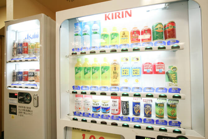 自動販売機：ホテルセレクトイン西那須野駅前