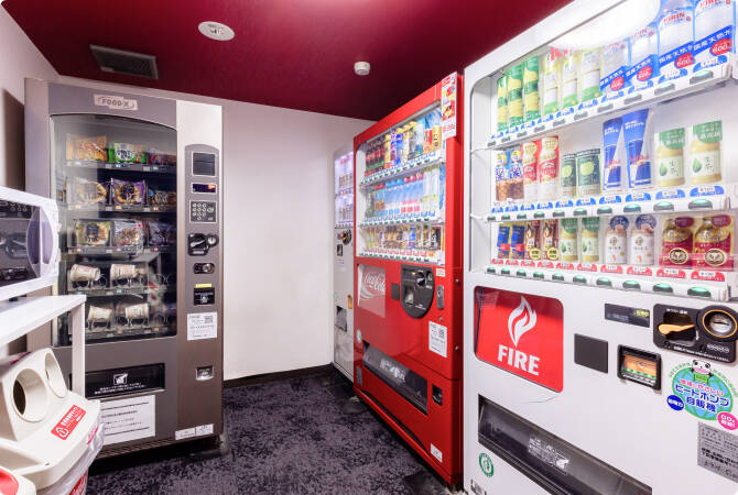 自動販売機・電子レンジ・マップ＆パンフレット