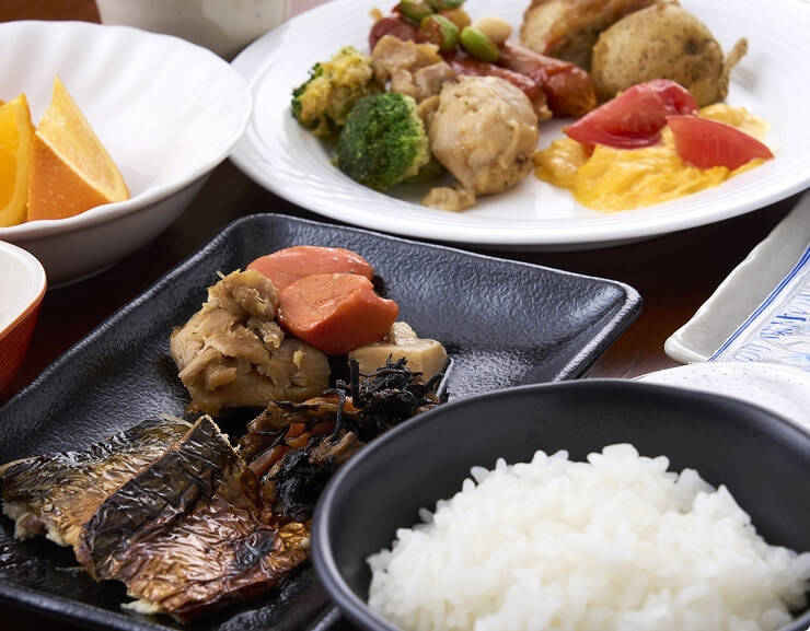 朝食：ホテルセレクトイン佐野駅前 