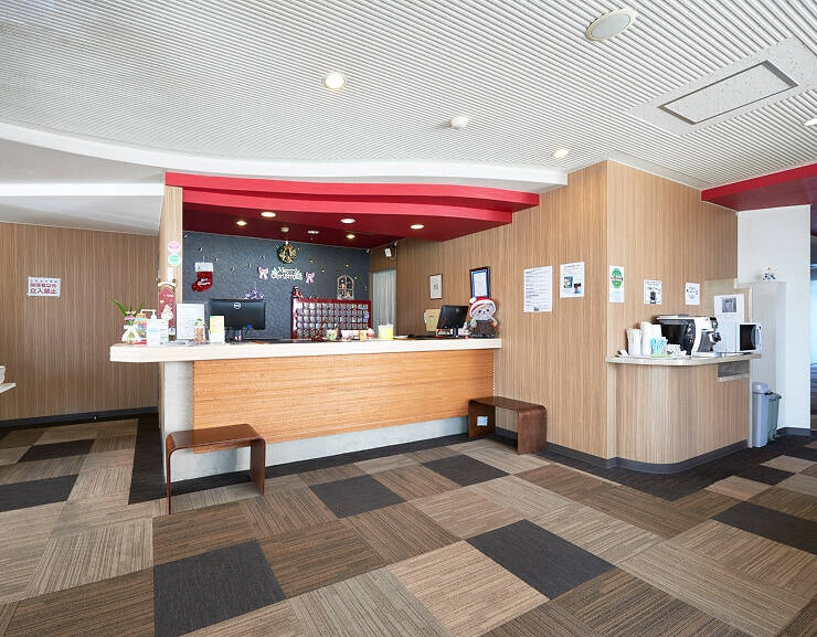 フロント：ホテルセレクトイン佐野駅前 