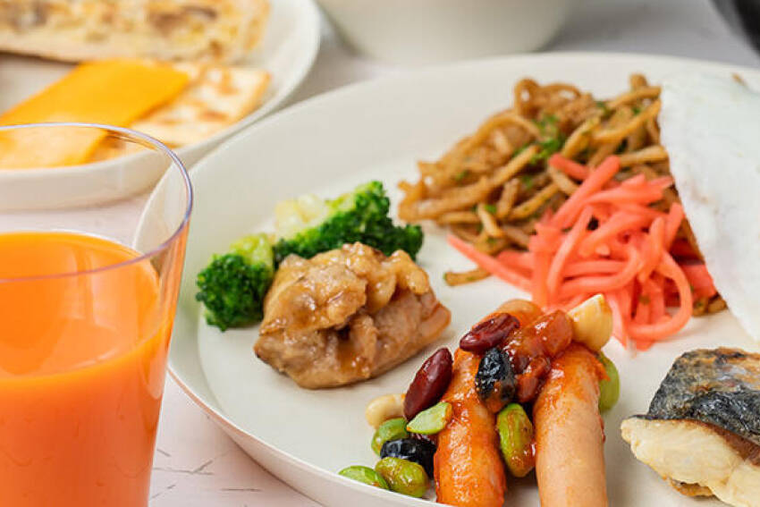 朝食：ザ・セレクトン富士山御殿場インター