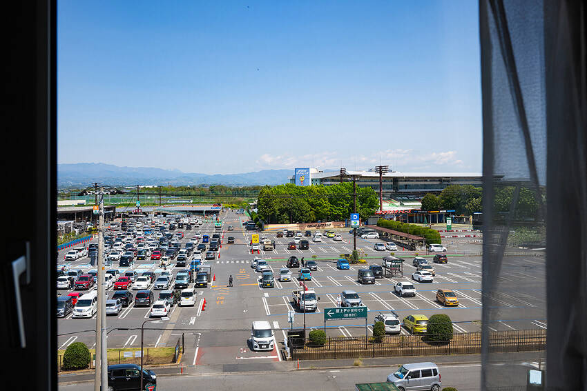 部屋からの景色：ホテルセレクトイン伊勢崎