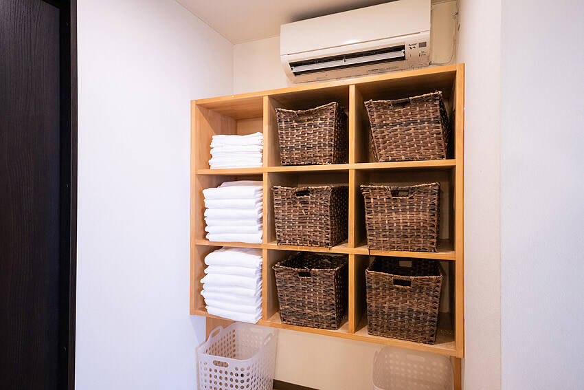 脱衣所：ホテルセレクトイン伊勢崎