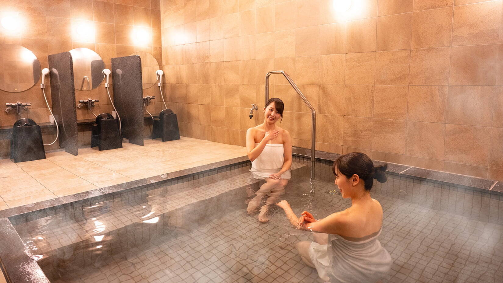 大浴場：いやし処ほてる寛楽秋田川反