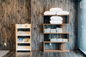 枕・作務衣コーナー：ザ・セレクトン倉敷水島