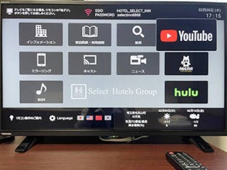 写真：テレビでYouTubeを見れる