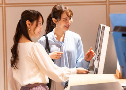 自動チェックイン機：いやし処ほてる寛楽秋田川反