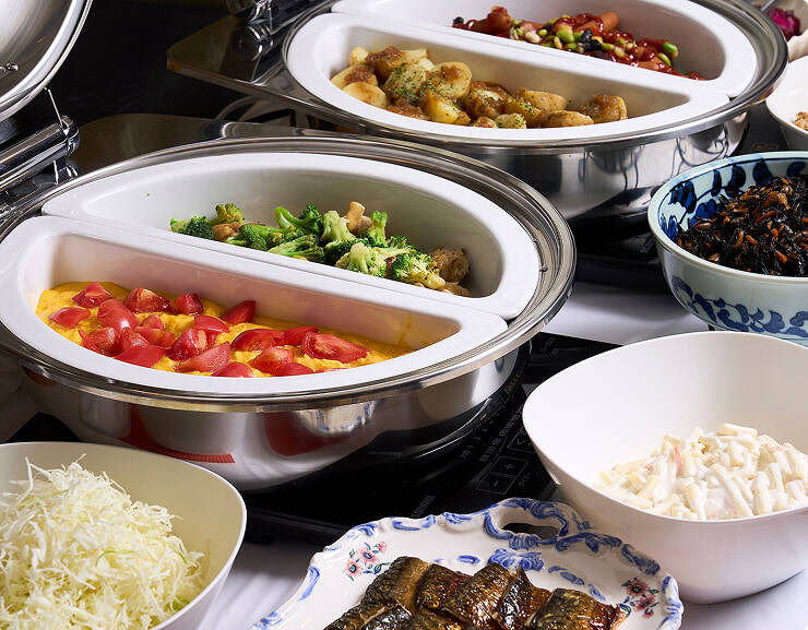 朝食：ホテルセレクトイン埼玉毛呂山 