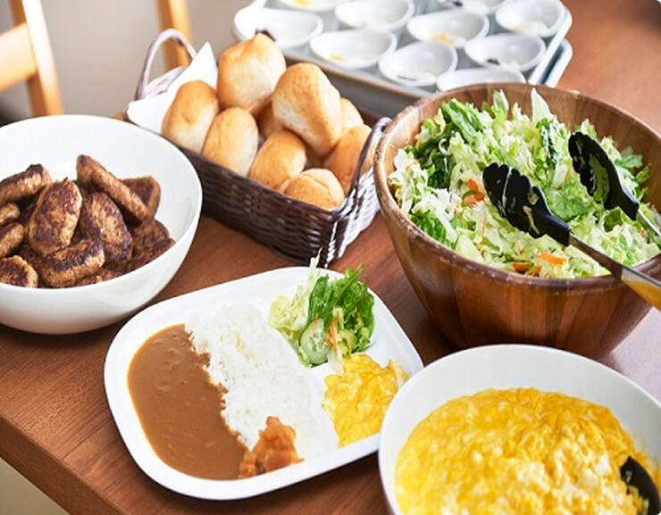 朝食：ホテルセレクトイン四国中央