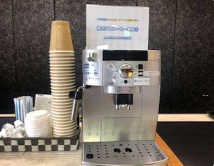 コーヒーマシーン：ホテルセレクトイン四国中央