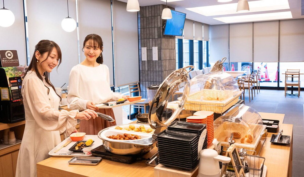 朝食：いやし処ほてる寛楽秋田川反