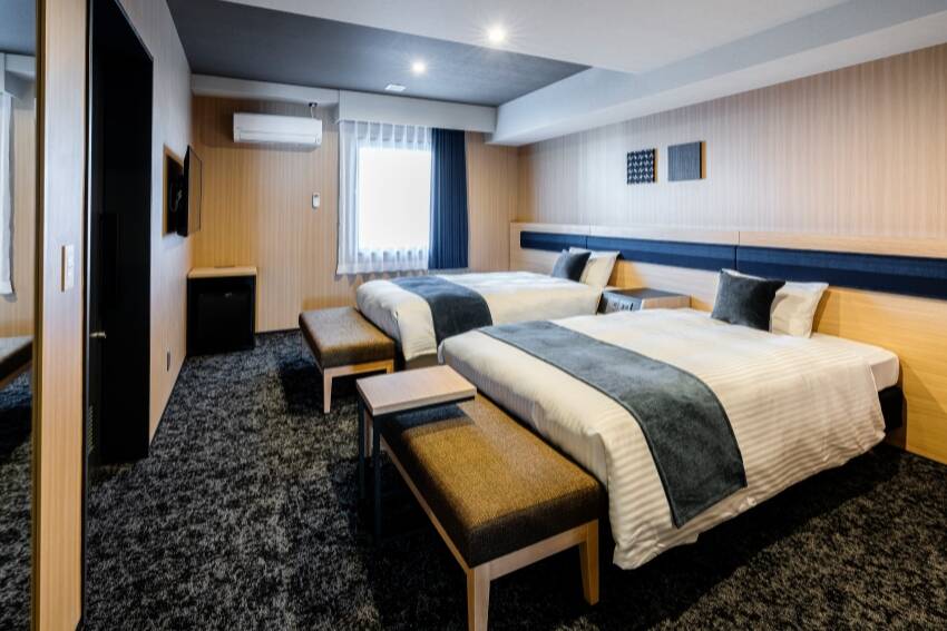 デラックスツインルーム（ユニバーサル対応）：ザ・セレクトン久留米