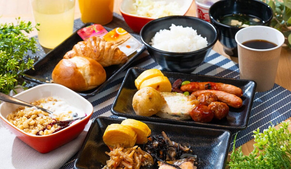 朝食：いやし処ほてる寛楽秋田川反