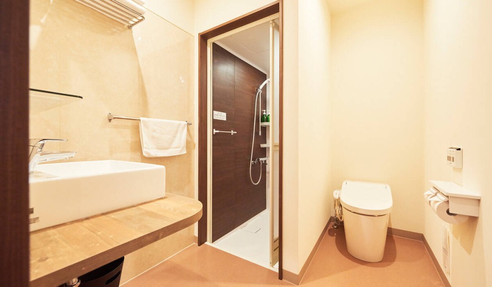 寛楽ハリウッドツインルーム：いやし処ほてる寛楽埼玉・本庄早稲田ひのきの館 