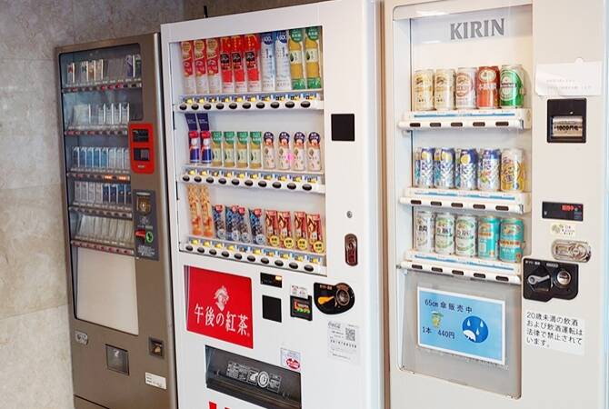 自動販売機：ホテルセレクトイン三島