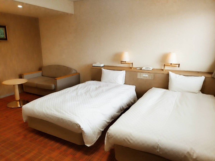 ツインルーム：横手セントラルホテル